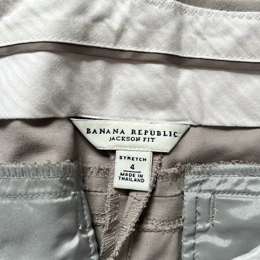 BANANA REPUBLIC JACKSON FIT PANTS SIZE 4 - Picture 2 of 5